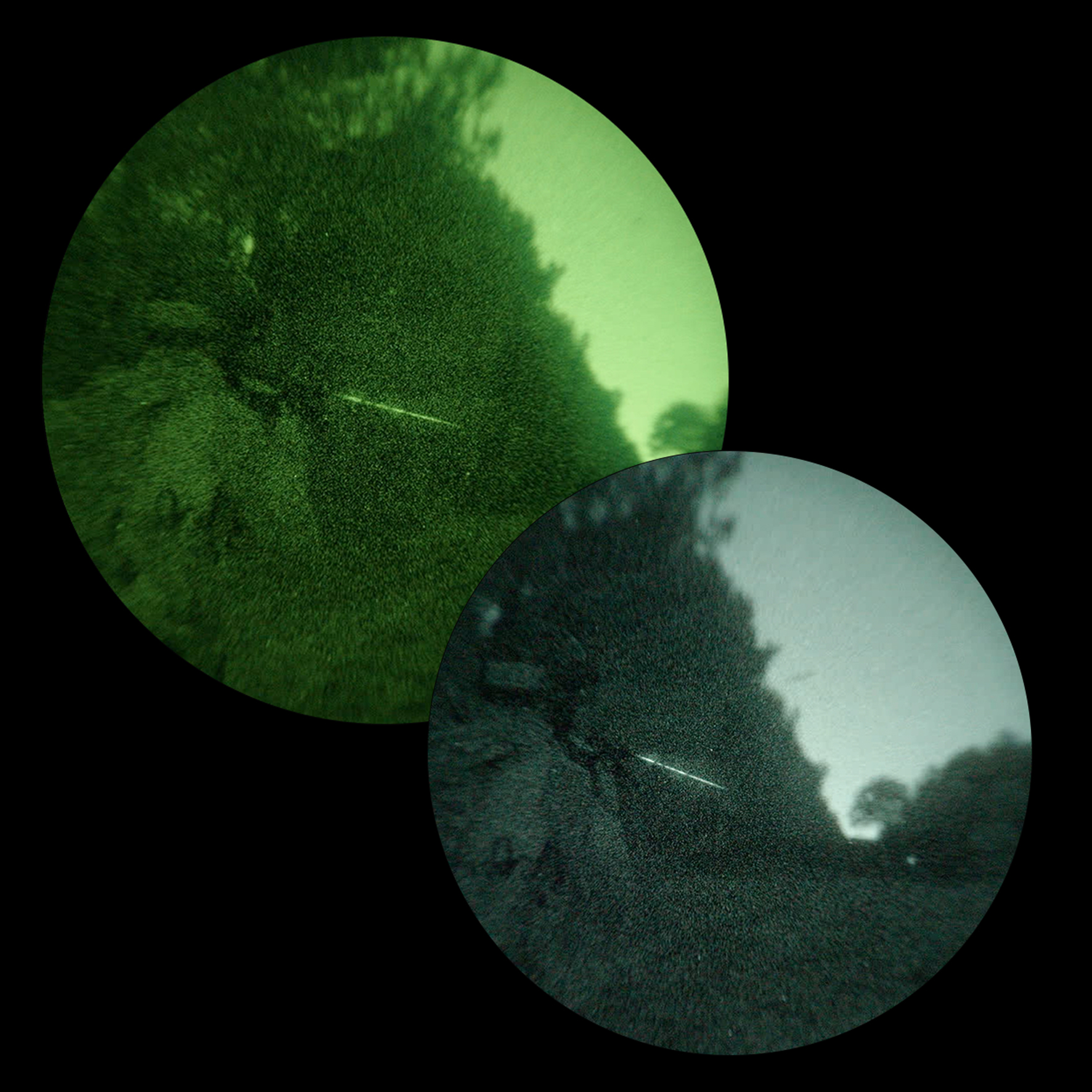 P43 (green phosphor) or P45 (white phosphor) Exosens
